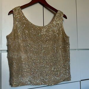 Vintage sequin top! Holiday
